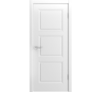 Ульяновская дверь Уно-4 белая эмаль ДГ