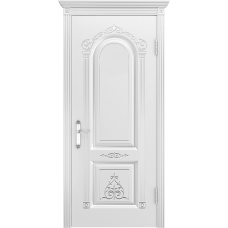 Ульяновская дверь Ода-1 белая эмаль ДГ