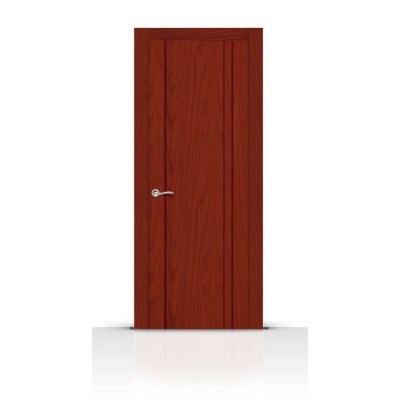 Межкомнатная Дверь СитиДорс модель Циркон-1 цвет Красное дерево