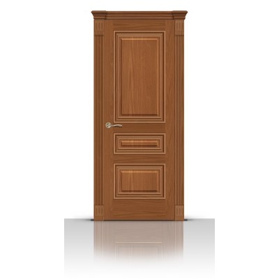 Межкомнатная Дверь СитиДорс модель Элеганс-2 цвет Американский орех