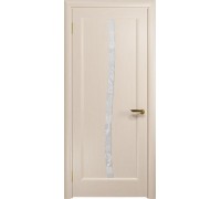 Дверь DioDoor Миланика-3 беленый дуб белое пескоструйное Миланика