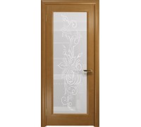 Дверь DioDoor Миланика-1 анегри белое пескоструйное Миланика