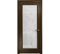 Дверь DioDoor Миланика-1 венге белое пескоструйное Миланика