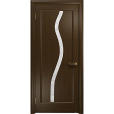 Дверь DioDoor Миланика-4 венге белое пескоструйное Миланика