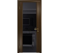Дверь DioDoor Триумф-3 венге чёрный триплекс