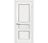 Дверь МариаМ Мурано-2 Белый патина серебро