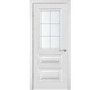 Межкомнатная дверь Симпл-3 белая эмаль ДО